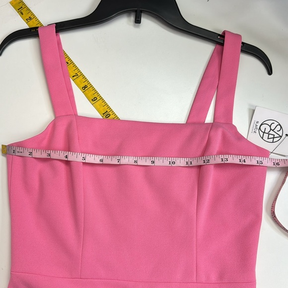 Sage Collective NWT Ruffled Bodycon Dress 2 Morning Glory - Picture 3 of 8